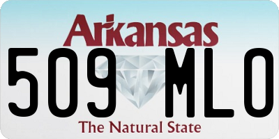AR license plate 509MLO