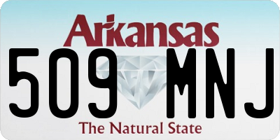 AR license plate 509MNJ