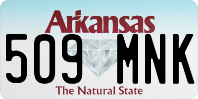 AR license plate 509MNK