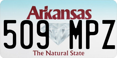 AR license plate 509MPZ