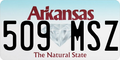 AR license plate 509MSZ