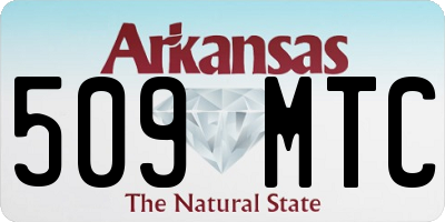 AR license plate 509MTC