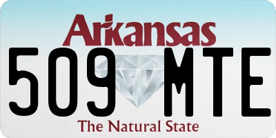 AR license plate 509MTE