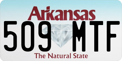 AR license plate 509MTF