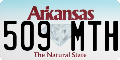 AR license plate 509MTH