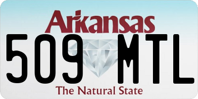 AR license plate 509MTL