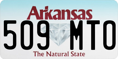 AR license plate 509MTO
