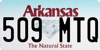 AR license plate 509MTQ