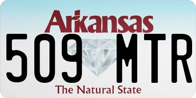 AR license plate 509MTR