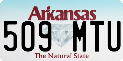 AR license plate 509MTU