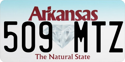 AR license plate 509MTZ