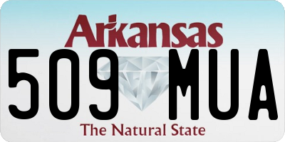 AR license plate 509MUA
