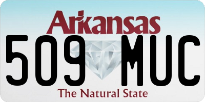 AR license plate 509MUC