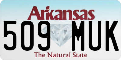 AR license plate 509MUK