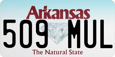 AR license plate 509MUL