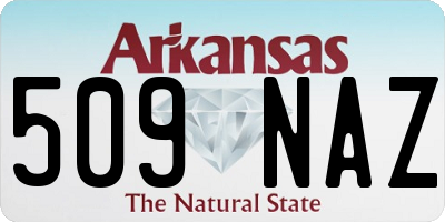 AR license plate 509NAZ