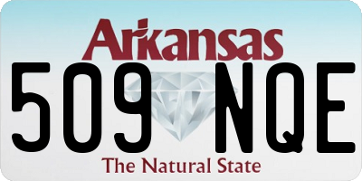 AR license plate 509NQE