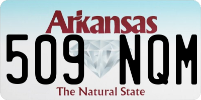 AR license plate 509NQM
