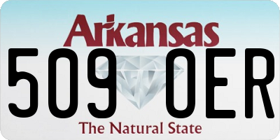 AR license plate 509OER