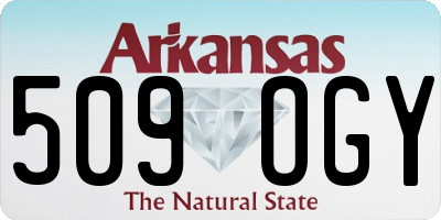 AR license plate 509OGY