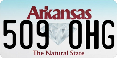 AR license plate 509OHG