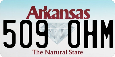 AR license plate 509OHM
