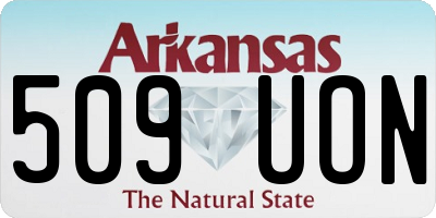 AR license plate 509UON