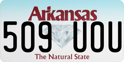 AR license plate 509UOU