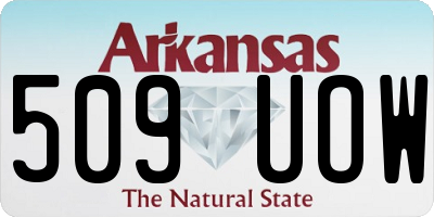 AR license plate 509UOW
