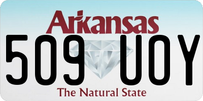 AR license plate 509UOY