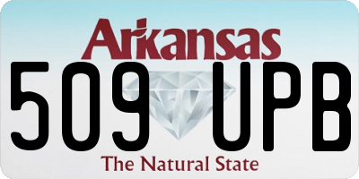 AR license plate 509UPB