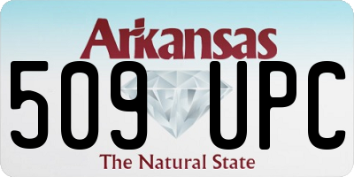 AR license plate 509UPC