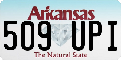 AR license plate 509UPI