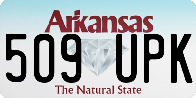 AR license plate 509UPK