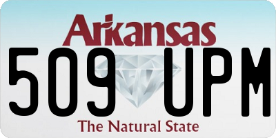 AR license plate 509UPM