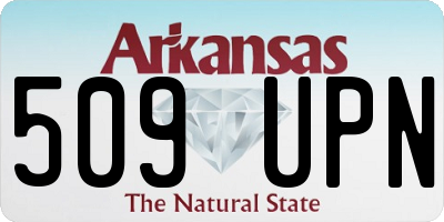 AR license plate 509UPN