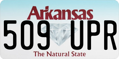 AR license plate 509UPR