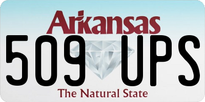 AR license plate 509UPS