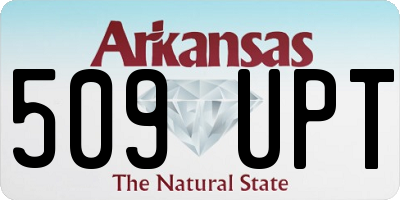AR license plate 509UPT