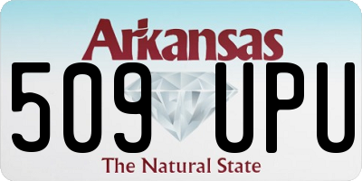 AR license plate 509UPU