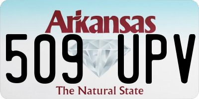 AR license plate 509UPV