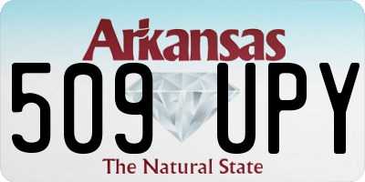 AR license plate 509UPY