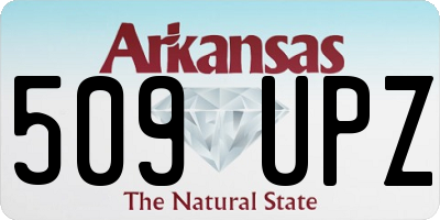 AR license plate 509UPZ