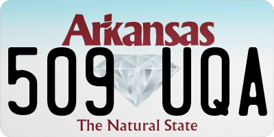 AR license plate 509UQA