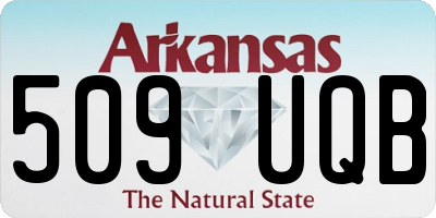 AR license plate 509UQB