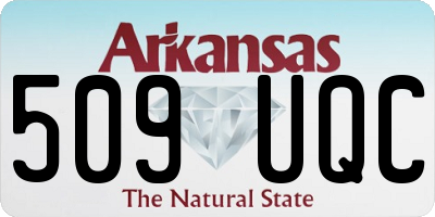AR license plate 509UQC