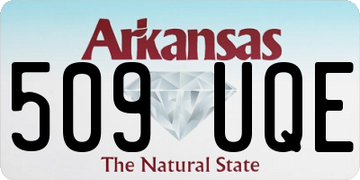 AR license plate 509UQE
