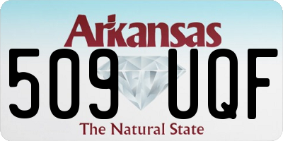 AR license plate 509UQF