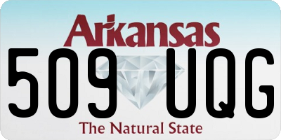 AR license plate 509UQG