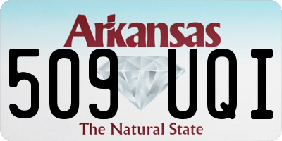 AR license plate 509UQI